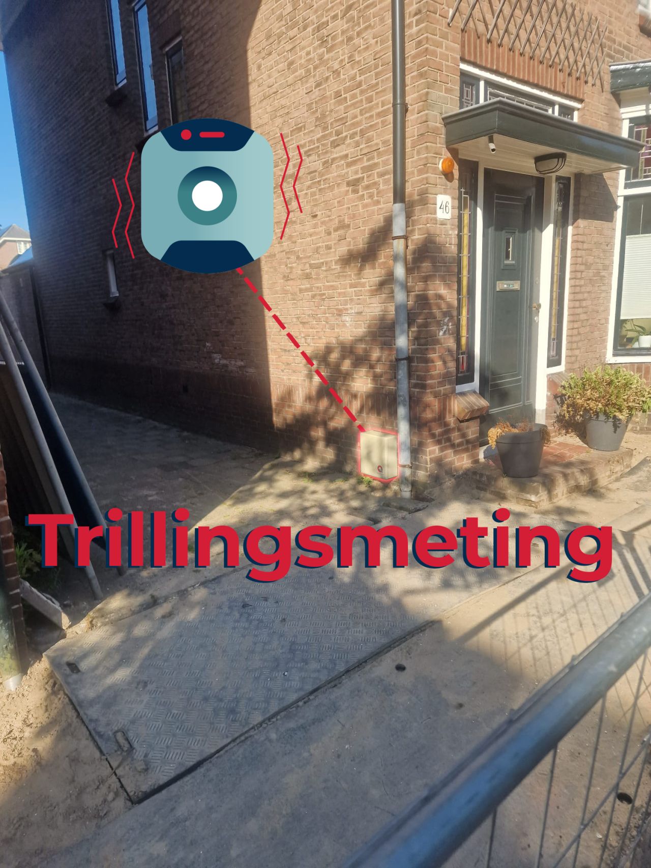 trillingsmeting Raadsherenbuurt Leiden